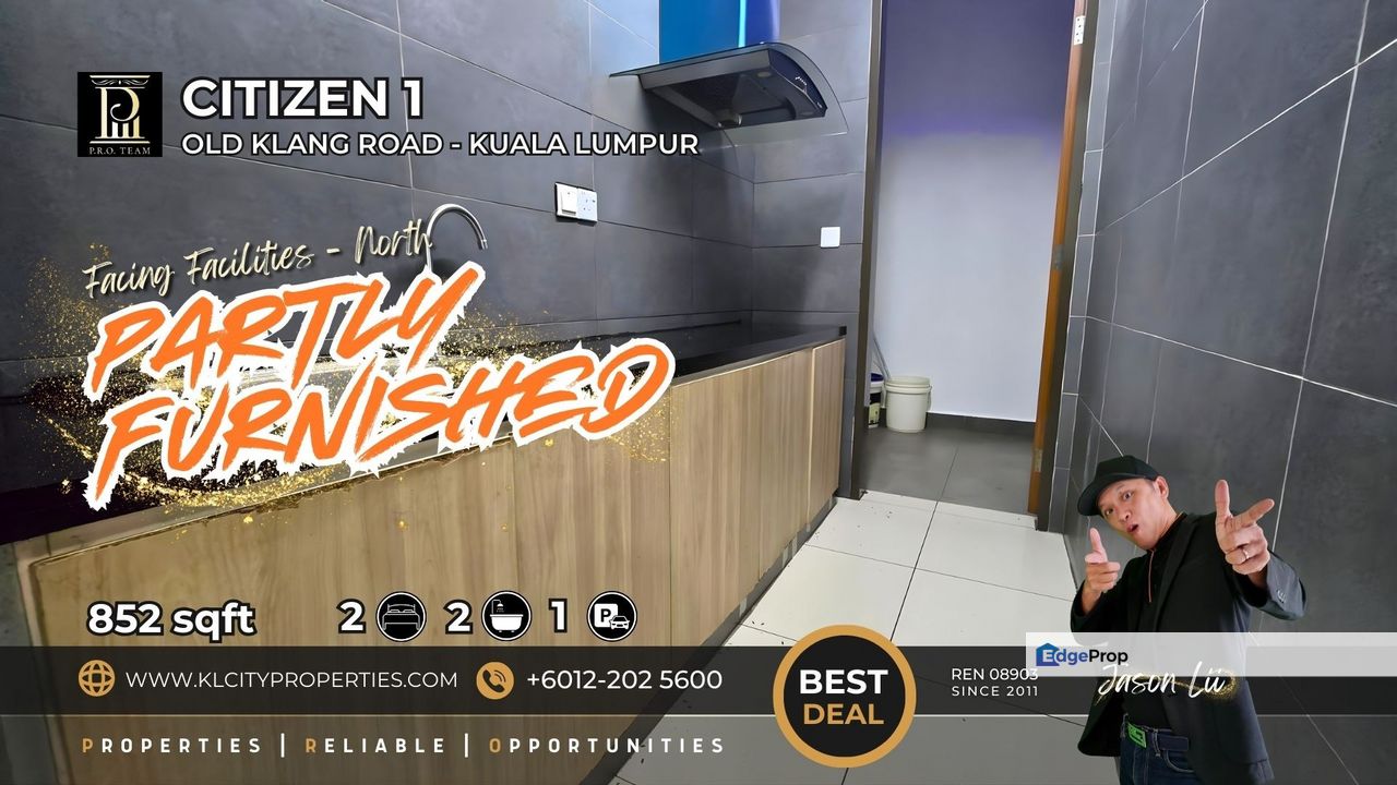 Citizen 1 @ Old Klang Road | 2 Bed 2 Bath | Near Mid Valley, Kuala Lumpur, Jalan Klang Lama (Old Klang Road)