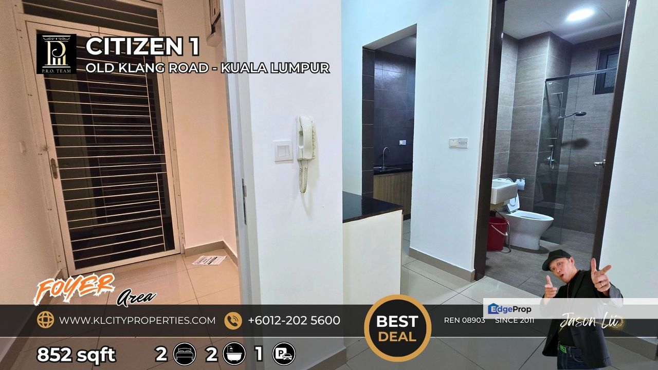 Citizen 1 @ Old Klang Road | 2 Bed 2 Bath | Near Mid Valley, Kuala Lumpur, Jalan Klang Lama (Old Klang Road)