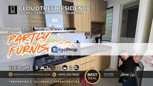 Freehold 3-Bedroom Condo @ CloudTree Residence | 1269sqft | 2 Car Parks, Selangor, Seri Kembangan