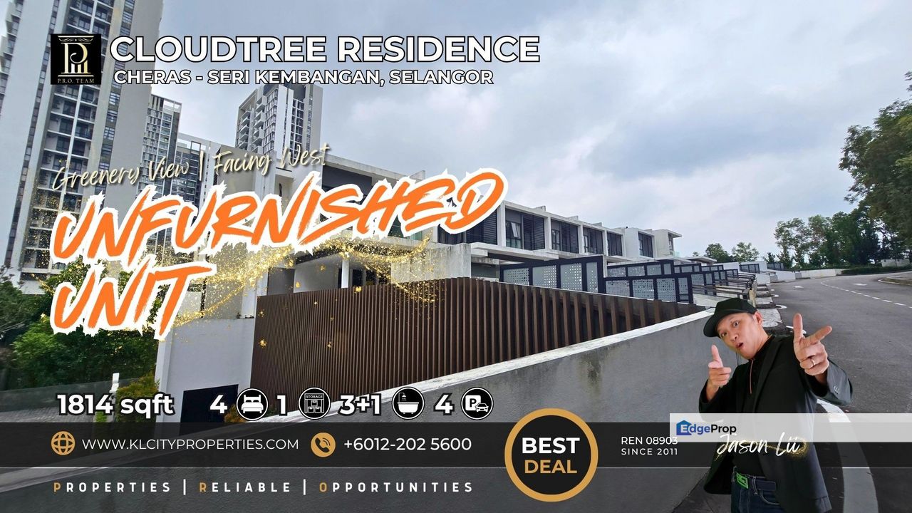 CloudTree Residence | Luxury Town Villa | 1814sqft Forest View, Selangor, Seri Kembangan