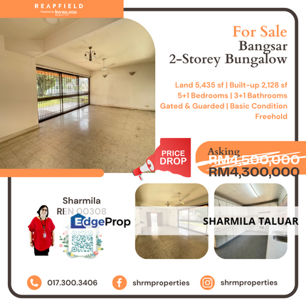 🏠 2-Storey Bungalow House for Sale in Bukit Bandaraya, Bangsar, Kuala Lumpur | Gated  & Guarded | Quiet Location 🏠, Kuala Lumpur, Bangsar