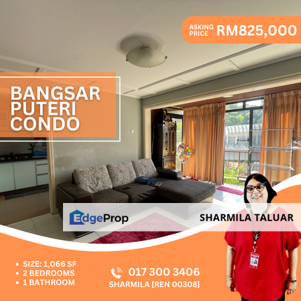 🏠 Bangsar Puteri Condo for Sale in Bangsar | Tenanted 🏠, Kuala Lumpur, Bangsar