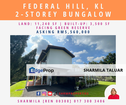 🏠 2-Storey Bungalow House For Sale in Federal Hill, KL Kuala Lumpur | Old Charm Bungalow 🏠, Kuala Lumpur, Bangsar