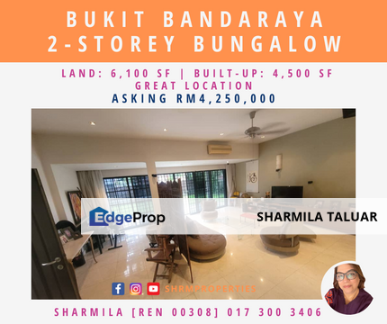 🏠 2-Storey Bungalow House For Sale in Bukit Bandaraya, Bangsar, KL Kuala Lumpur | Great Location 🏠, Kuala Lumpur, Bangsar