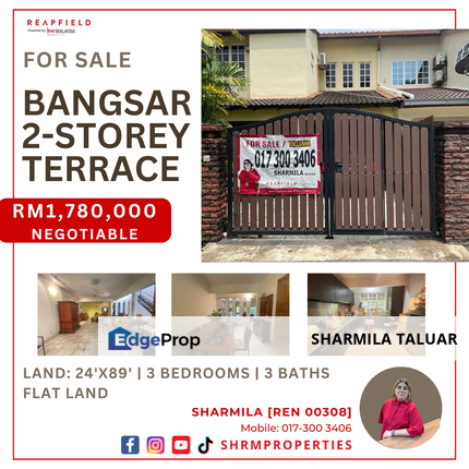 🏠 2-Storey Link Terrace House for Sale | Bukit Bandaraya, Bangsar | Renovated 🏠, Kuala Lumpur, Bangsar