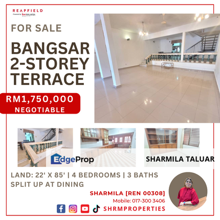 🏠 2-Storey Link for Sale at Bangsar, Bangsar Park, Bangsar Baru, Bukit Bandaraya, KL, Kuala Lumpur | Nice Neighbourhood 🏠, Kuala Lumpur, Bangsar