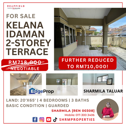 🏠 2-Storey Link Terrace House For Sale in Kelana Idaman, PJU 1A, PJU1A, Kelana Jaya, Petaling Jaya PJ | Basic Condition 🏠, Selangor, Kelana Jaya