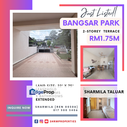 🏠2-Storey Link for Sale at Bangsar, Bangsar Park, KL, Kuala Lumpur | Basic Condition 🏠, Kuala Lumpur, Bangsar