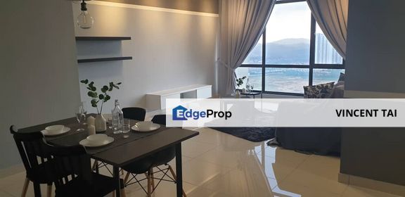 Fully furnished 3-room facing mall, Kuala Lumpur, Bukit Jalil