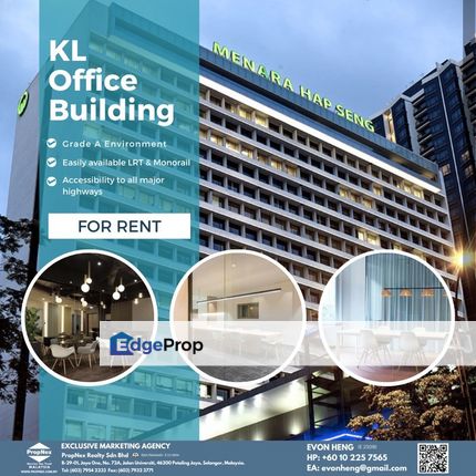 Prime office building located at city entre!, Kuala Lumpur, KLCC