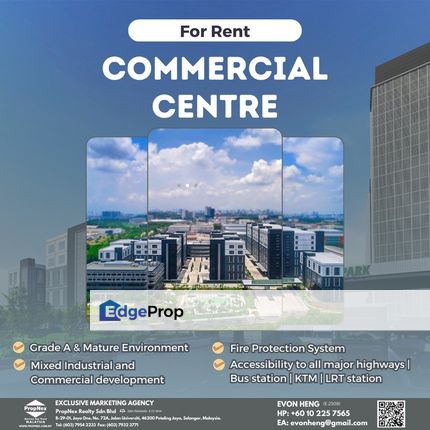 Prime commercial space for rent in Shah Alam, near highway, Selangor, Shah Alam