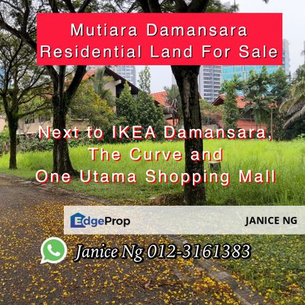 Mutiara Damansara Residential Land below market !, Selangor, Mutiara Damansara