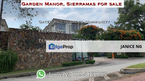 Garden Manor Valencia terrace house for sale , Selangor, Valencia