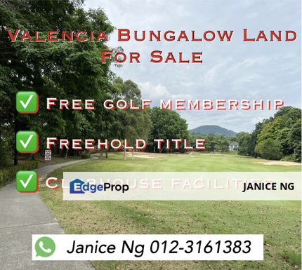 Valencia bungalow land for sale , Selangor, Sungai Buloh