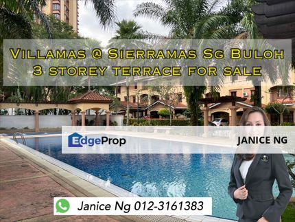 Villamas Sungai Buloh terrace house for sale , Selangor, Sungai Buloh