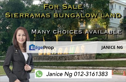 Sierramas bungalow land for sale , Selangor, Sungai Buloh