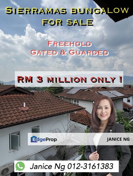 Sierramas West bungalow for sale , Selangor, Sungai Buloh