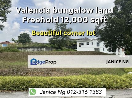Valencia bungalow land for sale , Selangor, Sungai Buloh