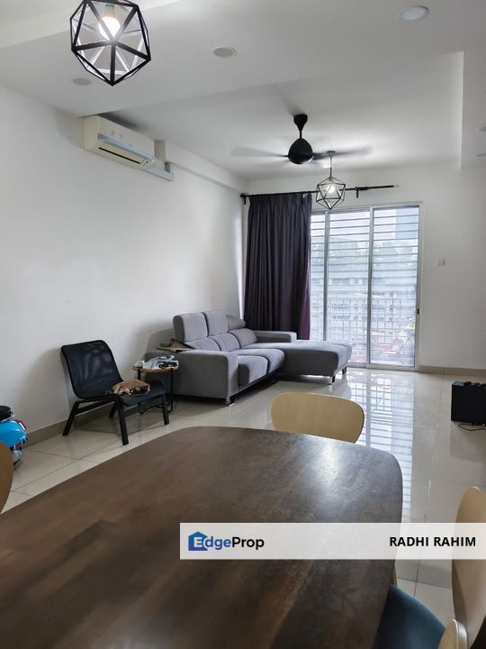 Saiz Besar 1500sqft Partly Furnished 5 Bilik PPAM Kepong KL, Kuala Lumpur, Kepong