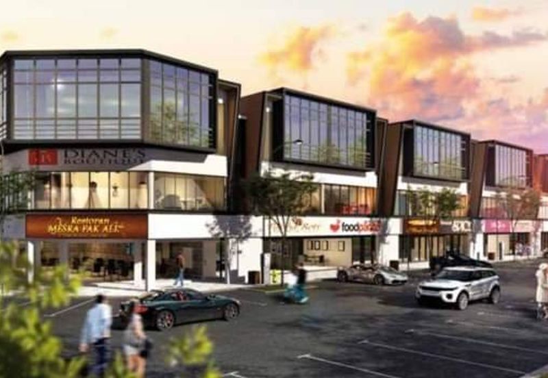 3sty Corner Shop in Setia Eco Templer For Sale