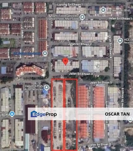 Taman Sri Ehsan @ Kepong Industrial Land For Sale, Selangor, Sungai Buloh