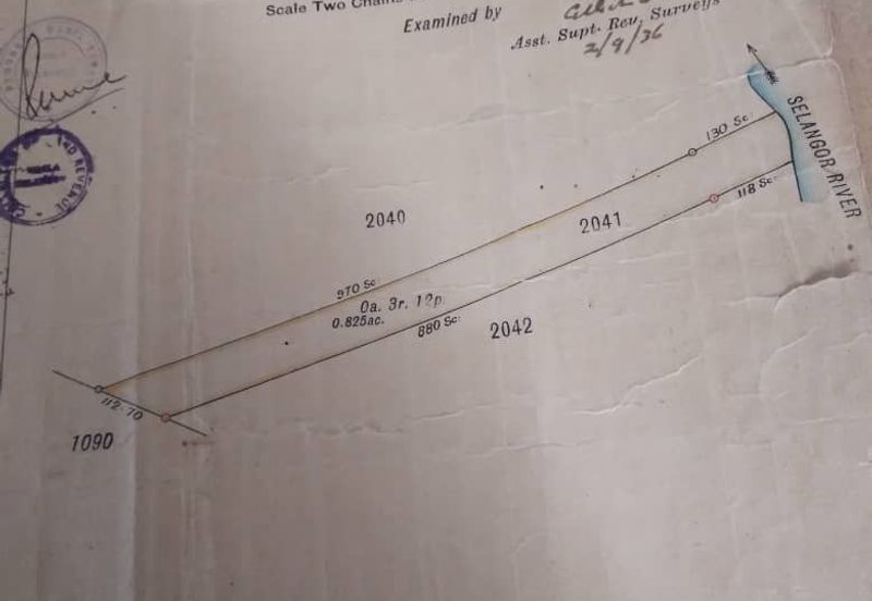 [GERAN INDIVIDU + SUNGAI] Tanah Mukim Pasangan Kuala Selangor 0.8 ekar