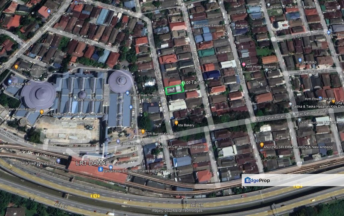 [Near LRT DAMAI & UTC]  Tanah Banglo Lot Dato Keramat KL, Stratergik, Kuala Lumpur, Keramat