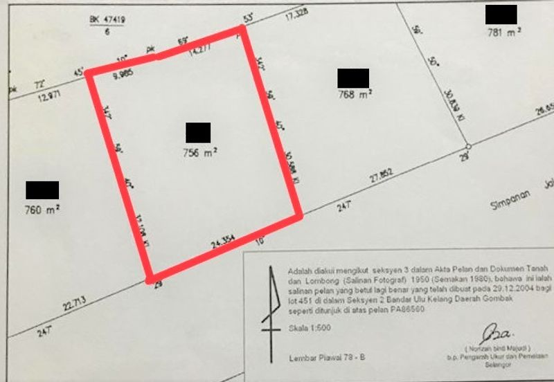 Lot Bungalow Land Taman Melawati near Amber Hills Kemensah Heights