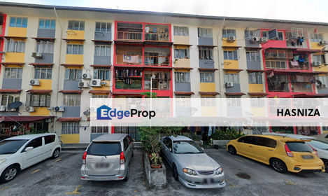 Sale Pangsapuri Taman Sri Rasau Below Market Price RM121,500 only in Shah Alam, Selangor, Klang