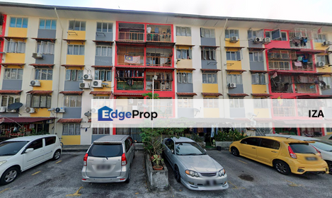 Sale Pangsapuri Taman Sri Rasau Below Market Price RM121,500 only in Shah Alam, Selangor, Klang