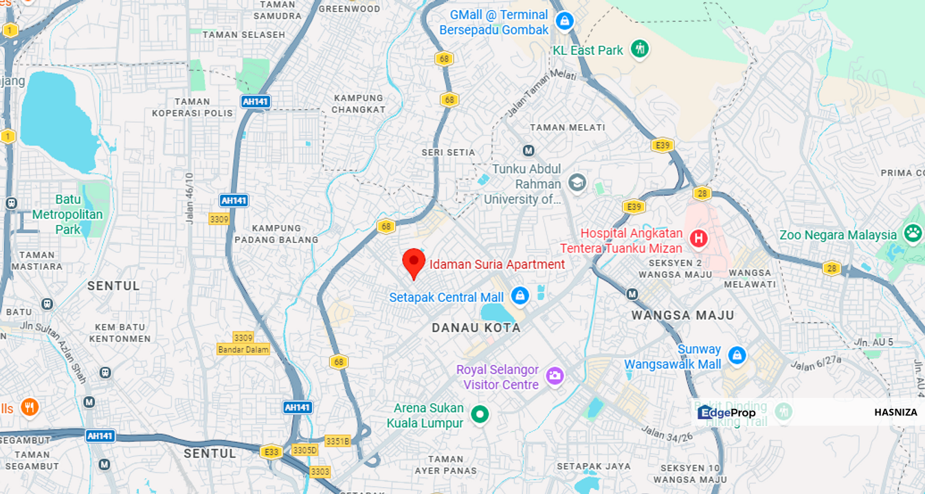 Idaman Suria Apartment For Sale Kuala Lumpur For Sale, Kuala Lumpur, Setapak