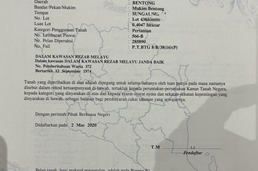 Agriculture Land Sungai Kuali Janda Baik 1 Acre