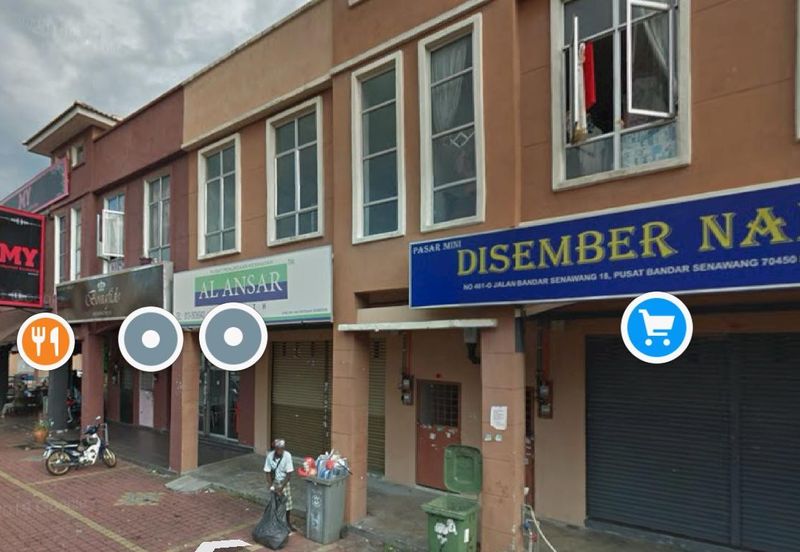 2 Adjoint 2-Sty Shop For Sales, Senawang, Seremban