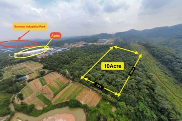 10 Acres Freehold Industrial Land For Sale Kampung Orang Asli Kuang, Rawang  