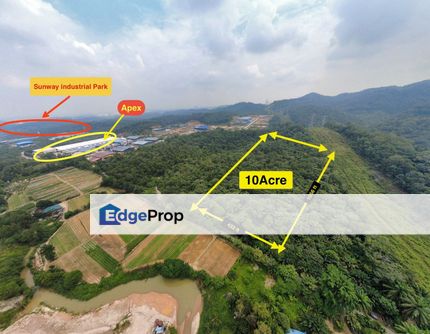 10 Acres Freehold Industrial Land For Sale Kampung Orang Asli Kuang, Rawang  , Selangor, Kuang