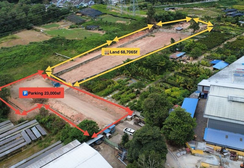 1.5 acre Industrial Land For Rent, Bukit Indah Industrial Park, Sungai Buloh 