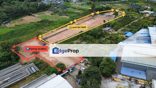 1.5 acre Industrial Land For Rent, Bukit Indah Industrial Park, Sungai Buloh , Selangor, Sungai Buloh