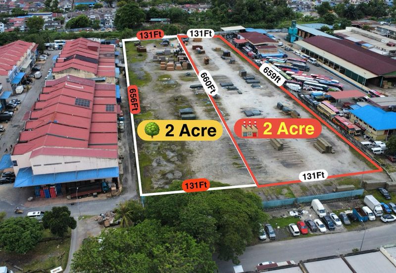 Taman Sri Ehsan,Kepong KL 4 Acres Freehold Industrial Land For Sale 