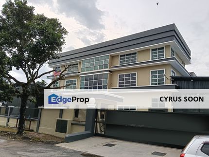 🏗️Detached Factory with 3-Sty Office For Rent @ Bukit Puchong, Selangor, Puchong
