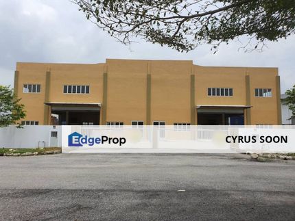🏭[2 Anjoint] 3-Sty Semi-Detached Factory For Sale/Rent | Taman Perindustrian Meru, Klang , Selangor, Klang