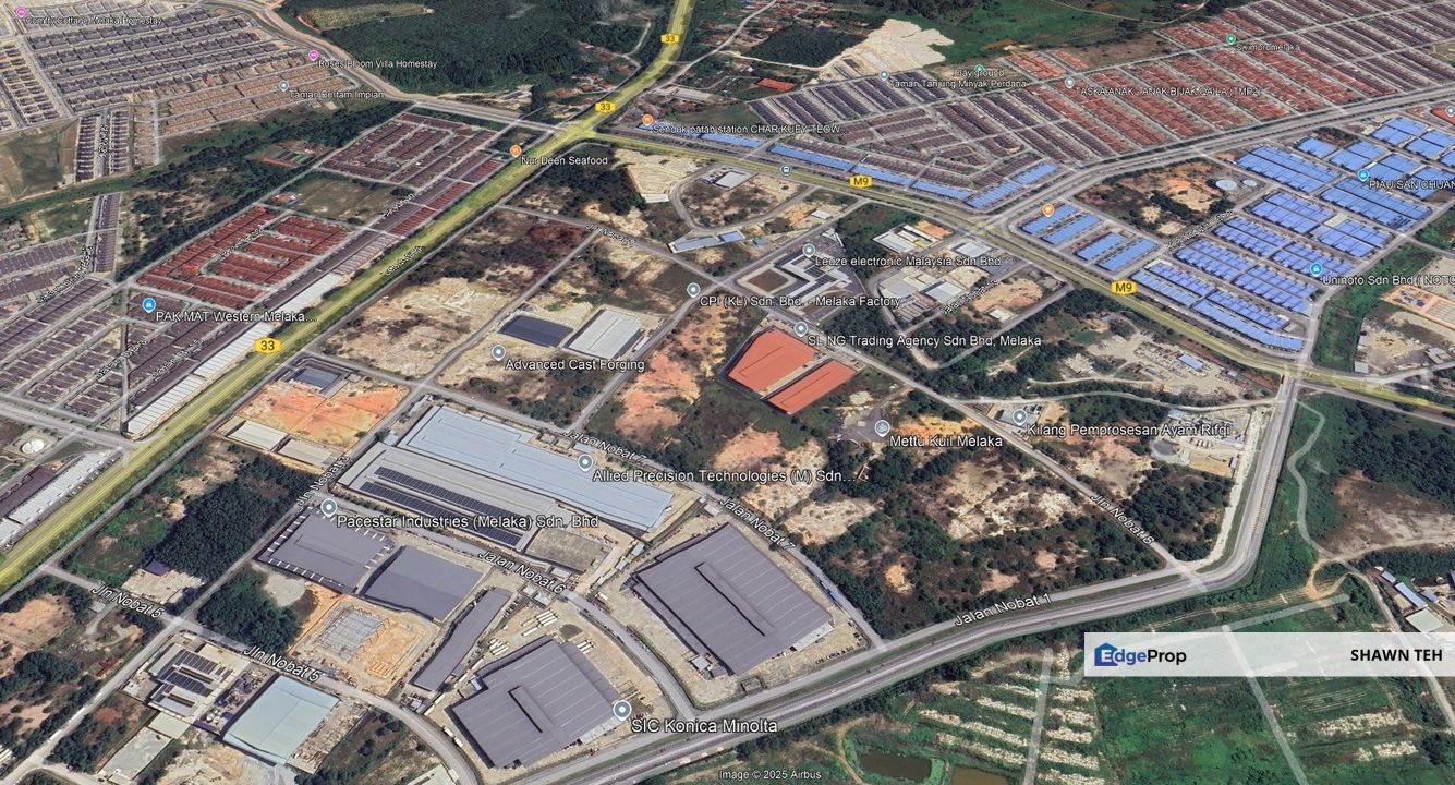 Freehold 66,700 sqft Industrial lot, Tanjung Minyak , Melaka, Melaka Tengah
