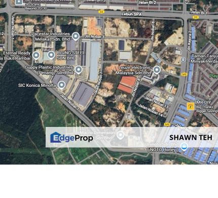 Freehold 66,700 sqft Industrial lot, Tanjung Minyak , Melaka, Melaka Tengah
