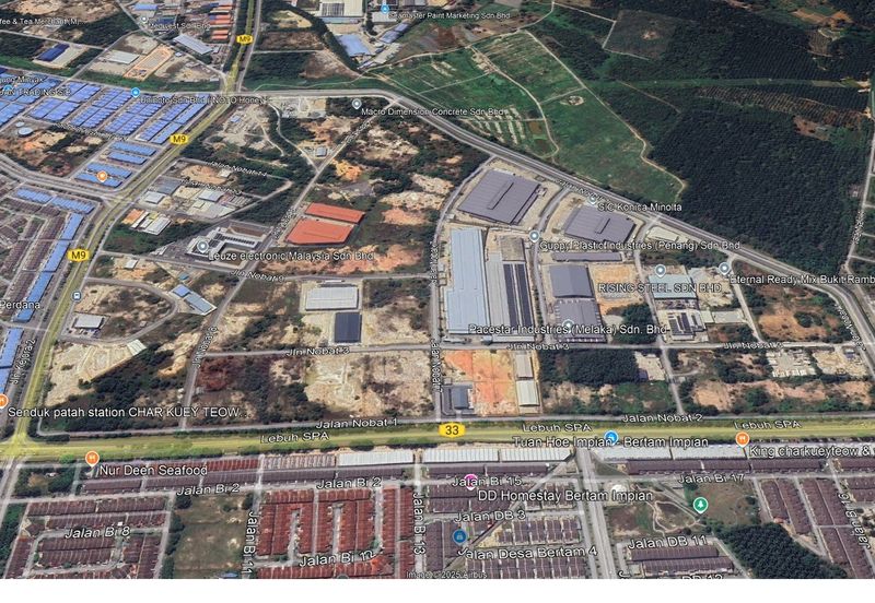 Freehold 66,700 sqft Industrial lot, Tanjung Minyak 
