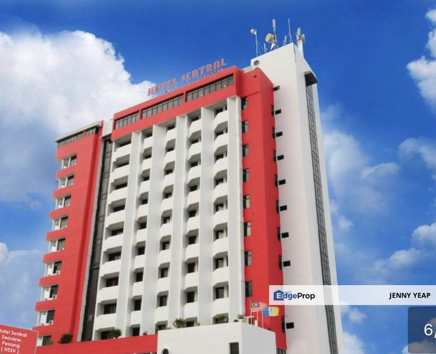 Beach Front Sentral Seaview Hotel Tanjung Tokong for Sale @RM69,000,000