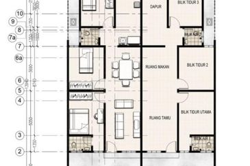 96 Unit Rumah teres Baru Taman Alor Lintah, Besut
