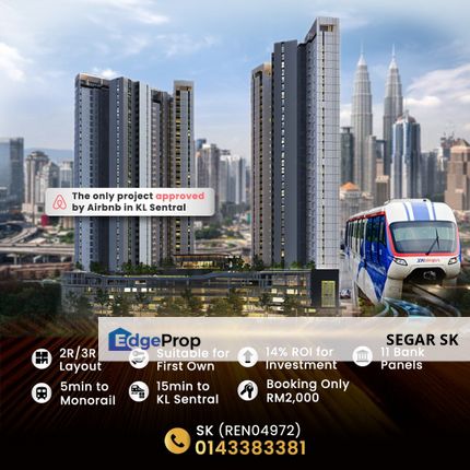 The Ria @ Riveria City, Brickfields. 300m to KL Sentral & Direct Access from Federal Highway , Kuala Lumpur, Brickfields