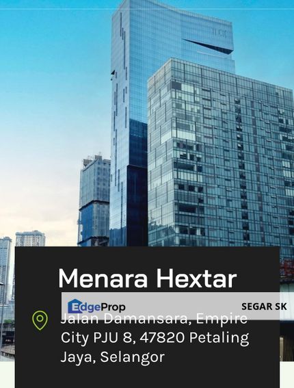 Empire City - Menara Hextar - Office to Lease , Selangor, Petaling Jaya