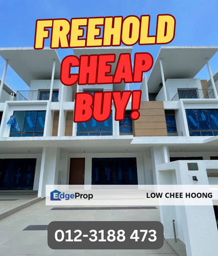 Very Cheap Lake Point Residence Cyberjaya 3 Storey FH Landed For Sale, Selangor, Cyberjaya