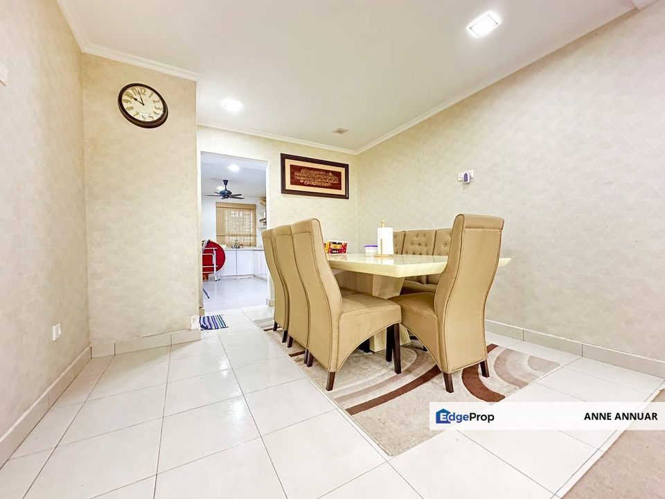 For Sale RUMAH CANTIK + FULLY RENOVATED + EXTENDED KITCHEN + FULLY FURNISHED Double Storey Aman putri U17 Shah Alam, Selangor, Sungai Buloh