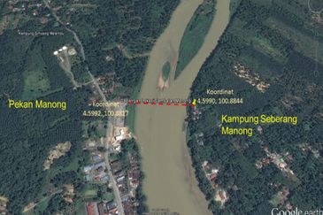 Dusun Durian at Kampung Seberang Manong, Manong